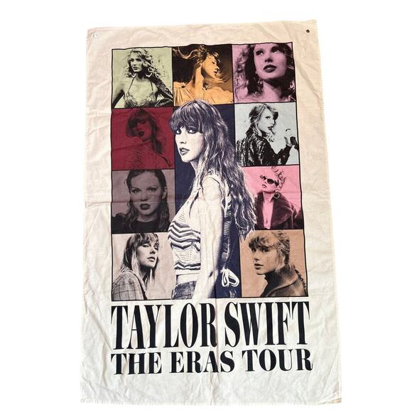 Taylor Swift The Eras Tour Canvas Tapestry Wall Hanging Official Merch 31"x48" - Picture 1 of 5